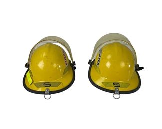 Vintage Bullard Firefighter Helmets