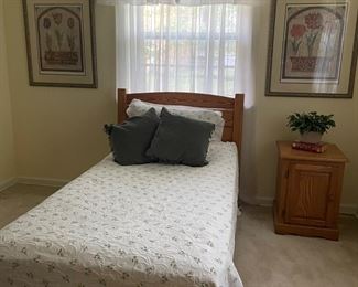 Solid oak nightstand $30

Solid oak headboard $30