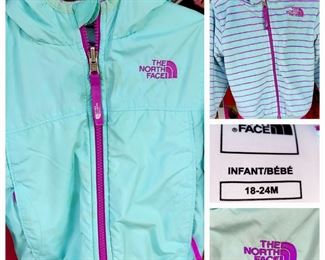The North Face reversible windbreaker 