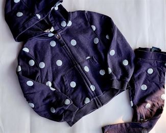 Toddler polka dot 2pc Ensemble 