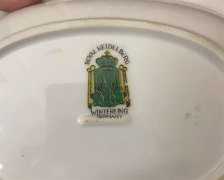 Royal Heidelberg Winterling Germany China Set