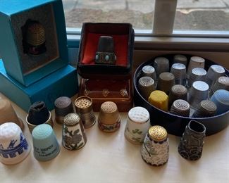 Antique and Vintage, Rare and Beautiful Thimbles. 