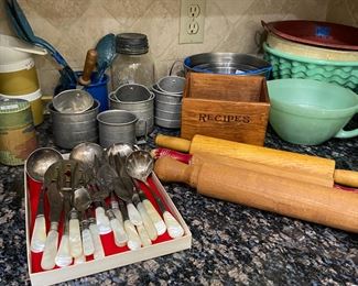 Antique, Mother of Pearl , Serving Collection