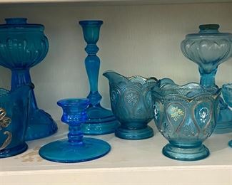 Vintage Blue Glass