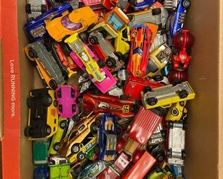 Misc. Box of Match Box/ Hot Wheels  Cars