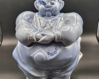 Chef Pierre Blue Cookie Jar from Red Wing
