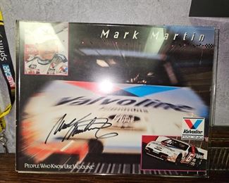Signed Photo Nascar Mark Martin Photo!
