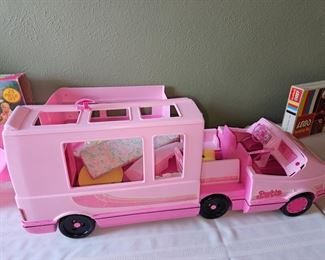 1988 Mattel Barbie Magical Motorhome RV Camper Van!