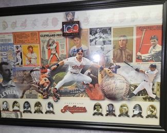 Cleveland Indians Poster W/Tickets!
