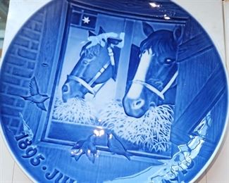 Royal Copenhagen Denmark Collector Plates!