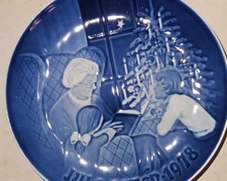 Royal Copenhagen Denmark Collector Plates!