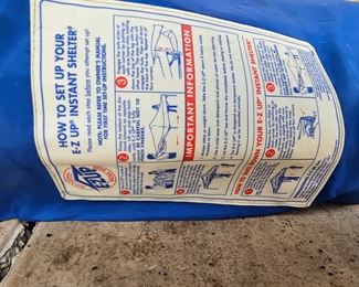 E-Z Up Instant Shelter!