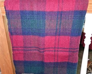 Scottish Glen Check Wood Blanket!