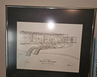 “The Wright Flyer” Monument To Powered Flight Pencil 90/350!
