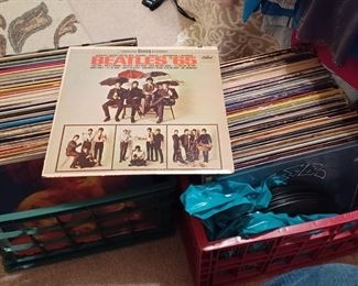 2 Crates of Records-Lots of Rock & Roll
