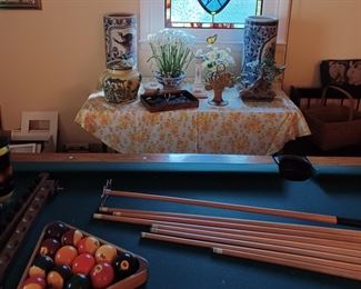 Oriental and Pool Table