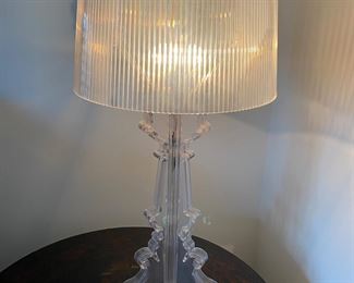 * Ghost lamp in lucite from M.M.A.