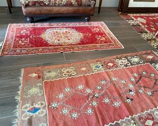 Many great rugs Kilim, oushac and other