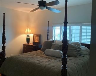 Good looking Four post king bed