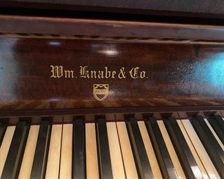 Wm Knabe Antique Piano Detail