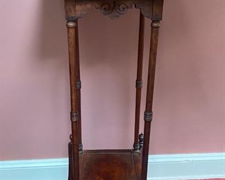 Pedestal Table, Antique Porcelain 