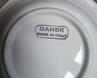 Dansk Dinnerware Mark
