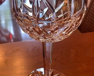 Set of 8 Waterford Lismore Balloon Glasses