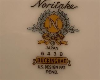 Noritake Buckingham Mark