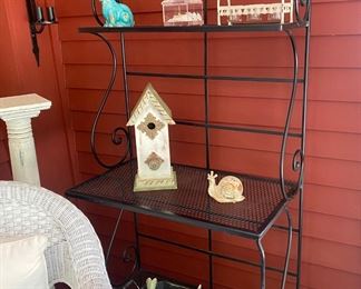 Wrought Iron Etagere