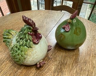 Ceramic Chickens
