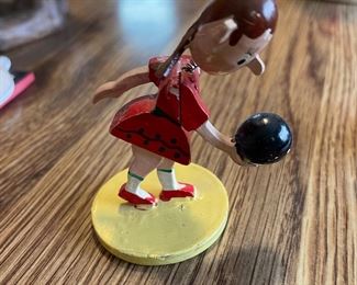 Matching bowler ornament 
