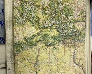 Topographical map
