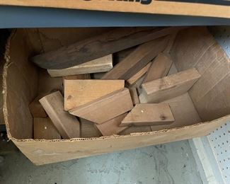 Scrap wood pieces