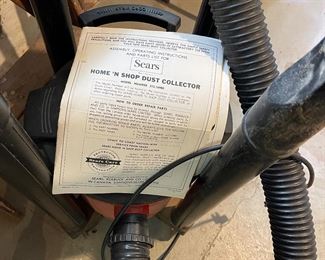 Sears Dust Collector/Vacuum