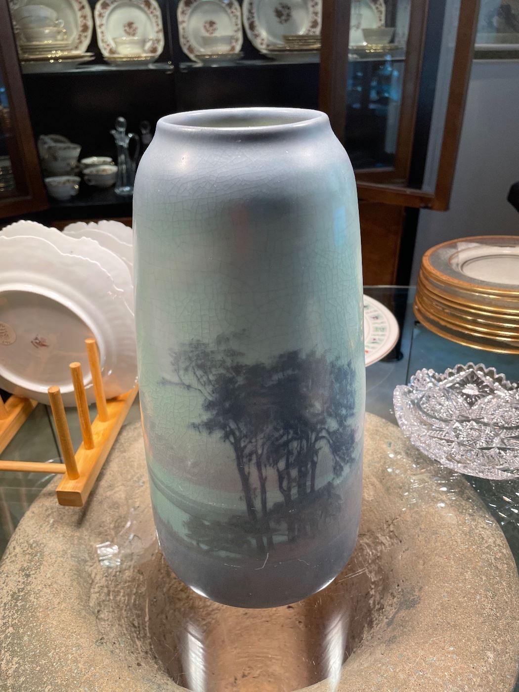 Rookwood vase/professionals repaired
