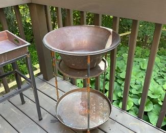 Smith and Hawken’s copper drink stand