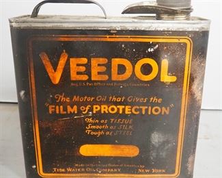 Veedol Motor Oil, Tide Water Co, 1 Gallon Can