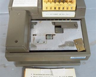 Addressograph Imprinter