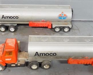 Amoco Model Tanker Trucks, Qty 2, 20" Long