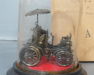 Standard Oil Company Antique Car Models In Domed Displays, Various Designs, Total Qty 16