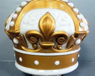Gold Crown Gas Pump Globe