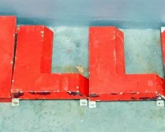 Phillips Dimensional Sign Letters, Each Is 17.5" High