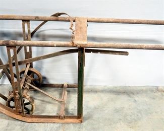 Antique Barrel Cart