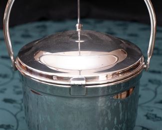 Sterling Silver Ice Bucket with bag