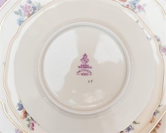 12 piece place setting plus many additional pieces   All individually numbered  Tirschenreuth The Colwyn China
