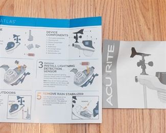 The complete system with multiple sets of back-up parts to create a complete extra set-up 
High-End Weather Monitoring
AcuRite Atlas
Featuring all the bells and whistles, this 7-in-1 home weather station includes all the key sensors plus add-ons and upgrades to maximize your weather monitoring experience. Not only does the neighborhood weather guru need this level of weather monitoring, but construction managers, utility workers, gardeners, and farmers can rely on the increased accuracy of the AcuRite Atlas. Choose an AcuRite Atlas with a Direct-to-Wi-Fi Display to work seamlessly with Weather Underground or My AcuRite, or, choose a standard display for in-home weather monitoring.