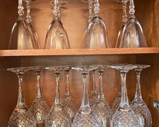 Mikasa crystal wine glasses