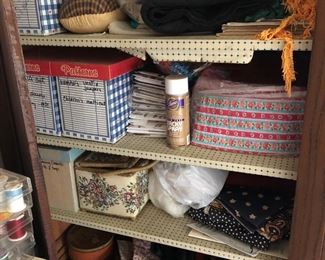 Loaded with sewing notions, patterns and more