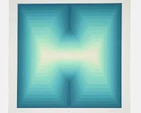 Peters, Jurgen. ARC 1976 Blue ARC Pencil Signed Silkscreen Print