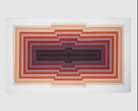 Peters, Jurgen. LINIEN DE LEBENS 1978 Pencil Signed Silkscreen Print